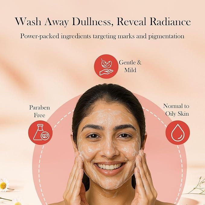 Globus Naturals Kojic Acid Skin Brightening Face Wash - 125gm (Pack of 2)