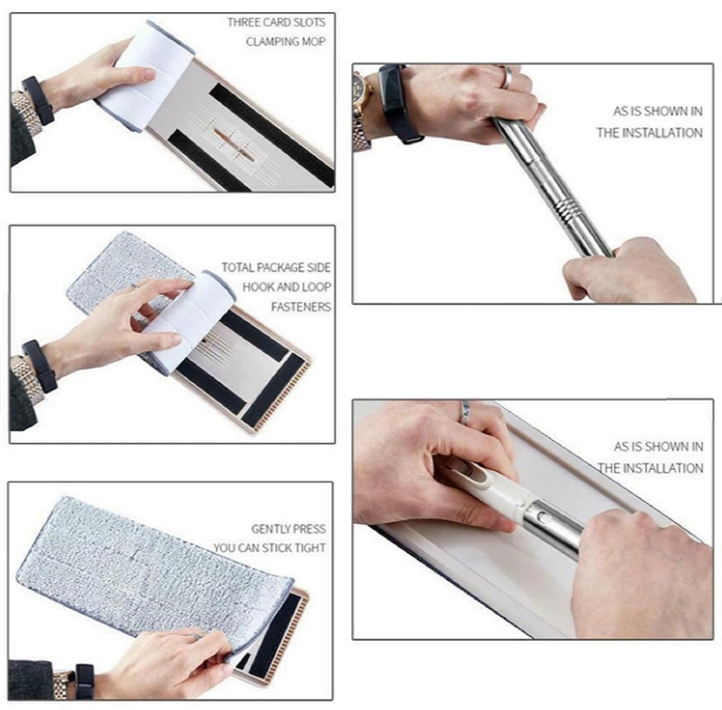 Heavy Quality 360° Flat Mop & Bucket System | Dual-Chamber Self-Wringing Design