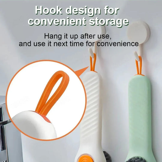 Multipurpose Soap Dispensing Cleaning Brush