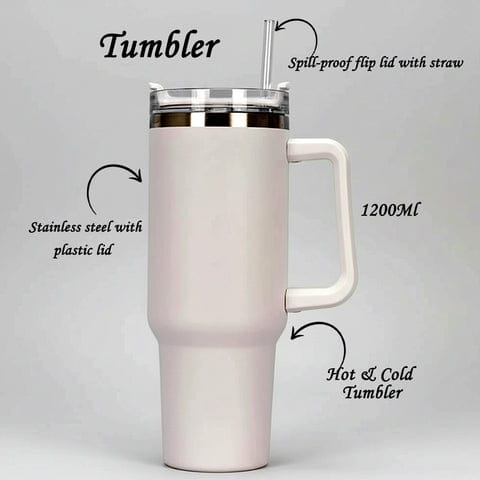 Extra Large Insulated Travel Mug, Tumbler  (1200ml - 1 Pc)